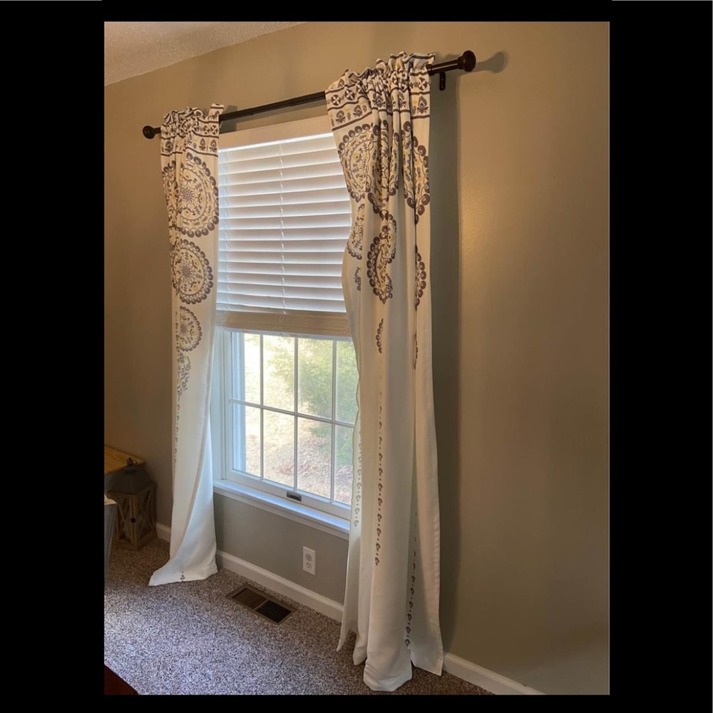 2 bohemian curtains ONE PANEL